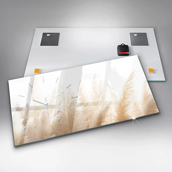 Horizontale Uhr Maserung abstrakt
