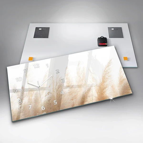Horizontale Uhr Maserung abstrakt