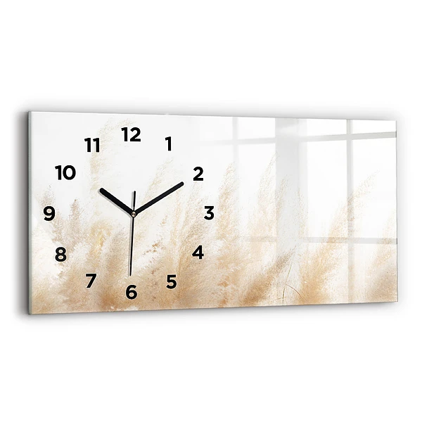 Horizontale Uhr Maserung abstrakt