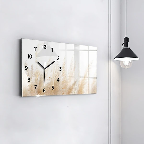 Horizontale Uhr Maserung abstrakt