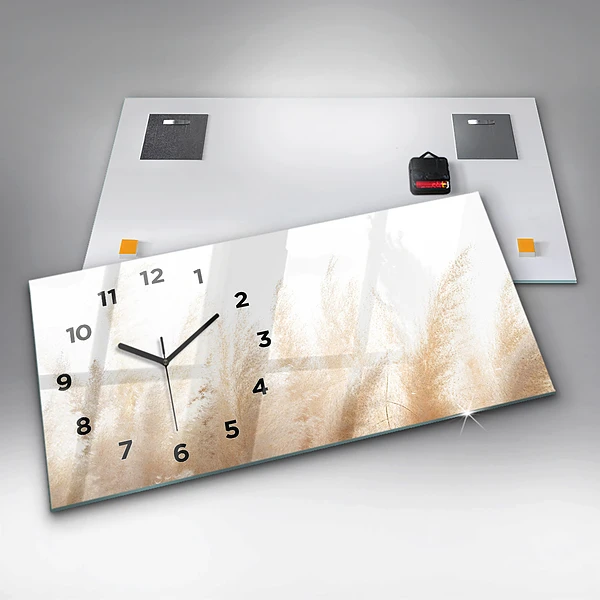 Horizontale Uhr Maserung abstrakt