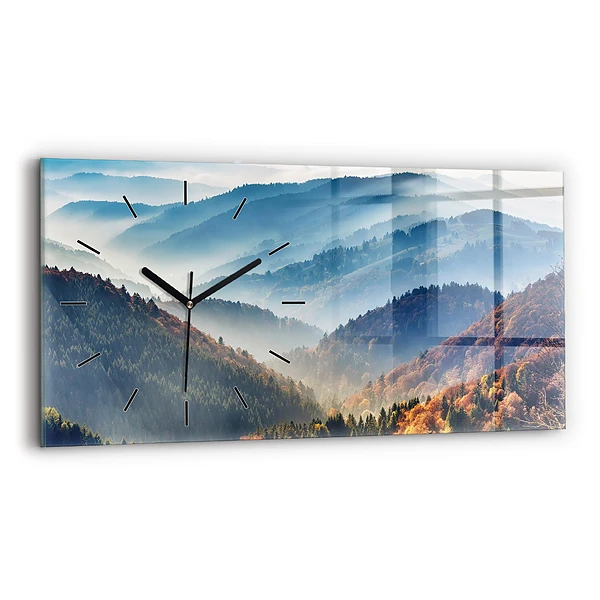 Horizontale Uhr Berglandschaft
