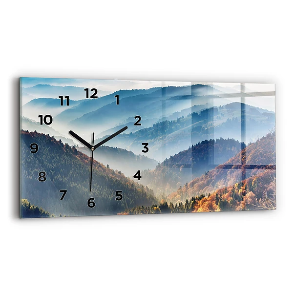 Horizontale Uhr Berglandschaft