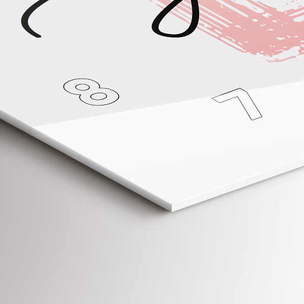 Horizontale Uhr Inschrift Liebe dich selbst