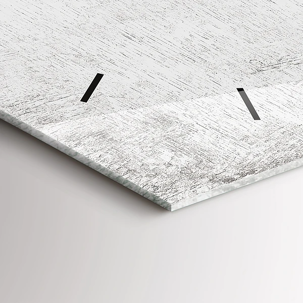 Horizontale Uhr mit motiv Dekorative Pflanzen