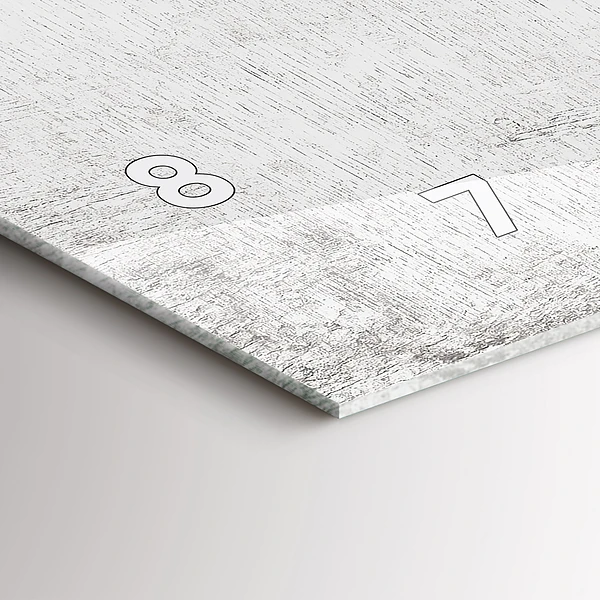 Horizontale Uhr mit motiv Dekorative Pflanzen