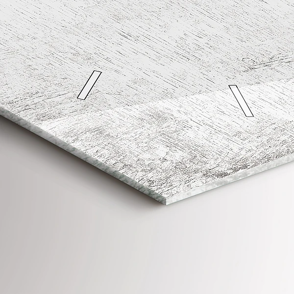 Horizontale Uhr mit motiv Dekorative Pflanzen