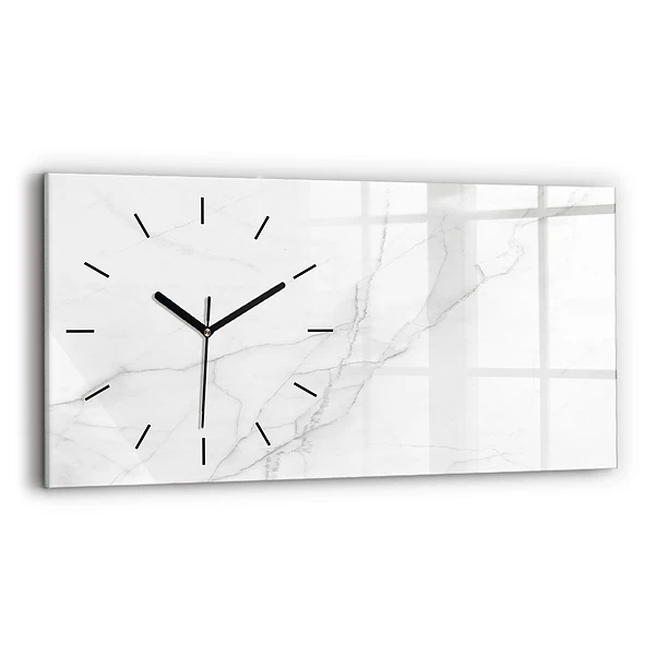 Horizontale Uhr Dekorativer Marmor