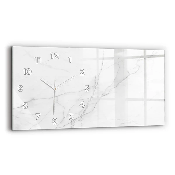 Horizontale Uhr Dekorativer Marmor