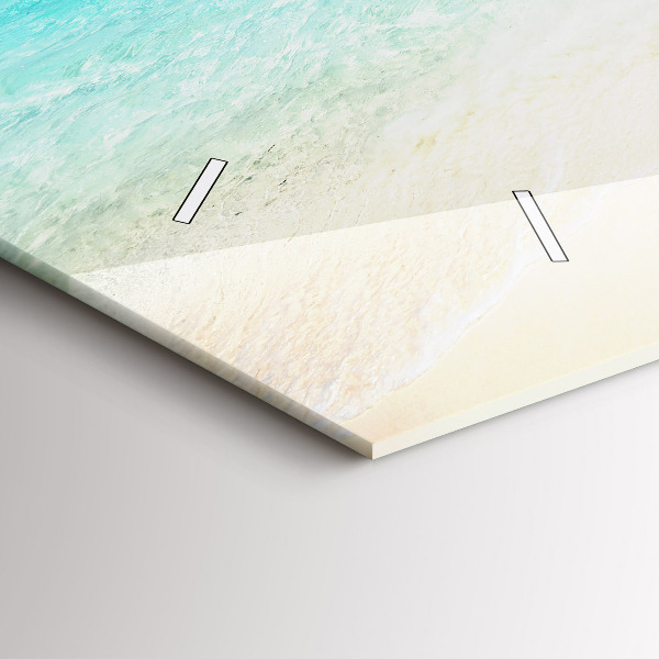 Horizontale Uhr mit motiv Tropische Insel