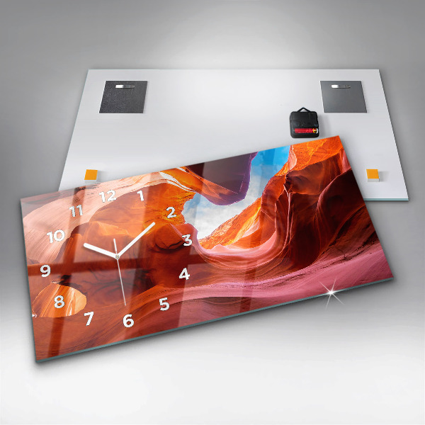 Horizontale Uhr Schlucht