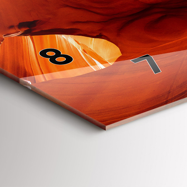 Horizontale Uhr Schlucht