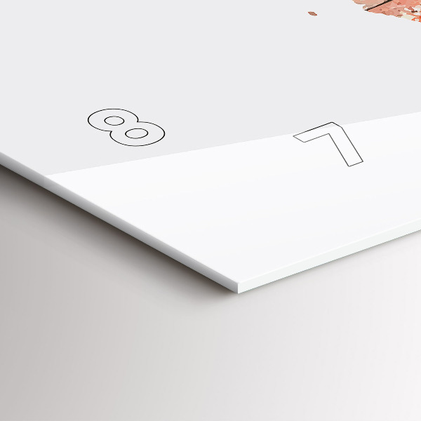 Horizontale Uhr Alte Ziegelsteinkarte