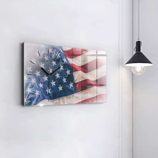 Horizontale Uhr Amerikanische Flagge