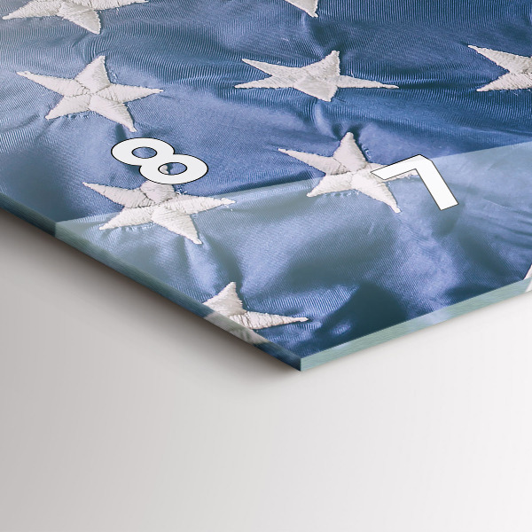 Horizontale Uhr Amerikanische Flagge