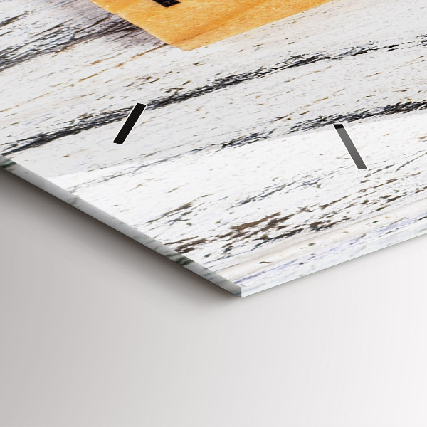 Horizontale Uhr mit motiv Familie