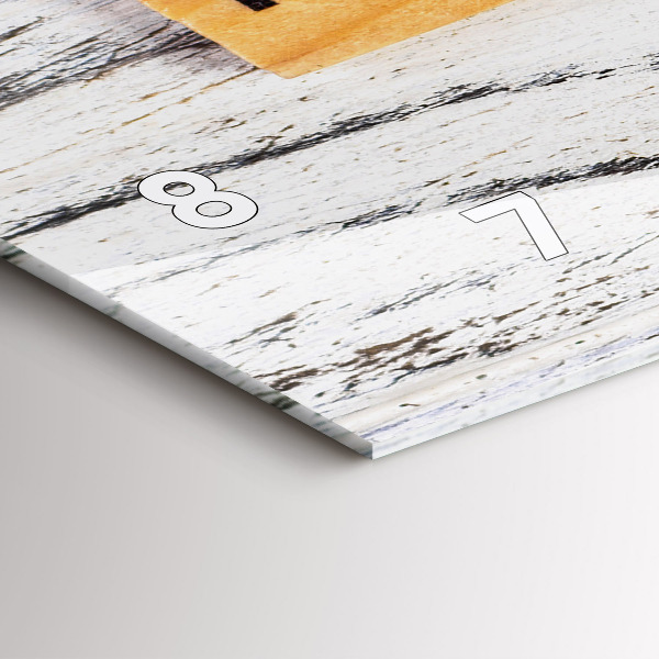 Horizontale Uhr mit motiv Familie