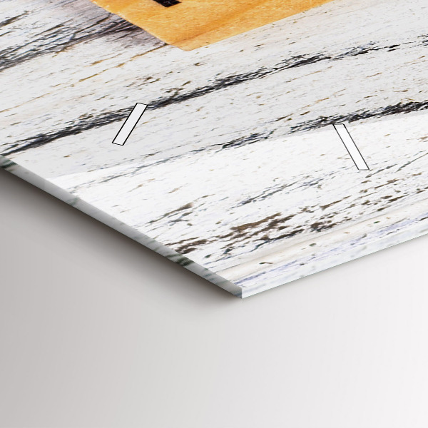 Horizontale Uhr mit motiv Familie