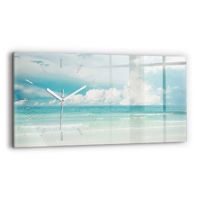 Horizontale Uhr Landschaft mit Meer