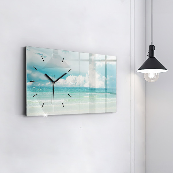 Horizontale Uhr Landschaft mit Meer