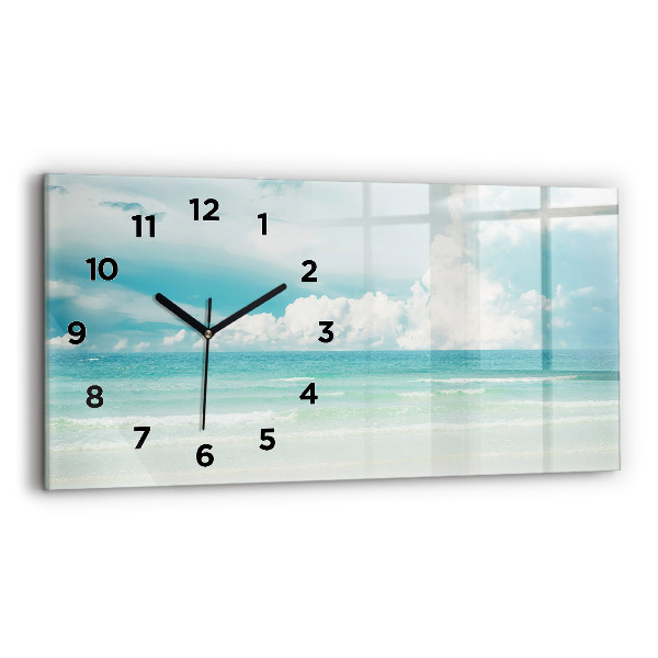 Horizontale Uhr Landschaft mit Meer