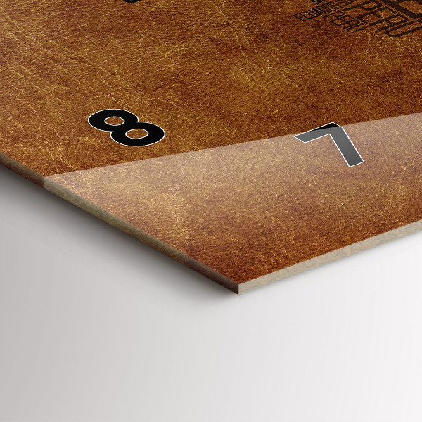 Horizontale Uhr Karte mit Ländernamen