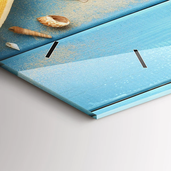 Horizontale Uhr mit motiv Strand-Accessoires