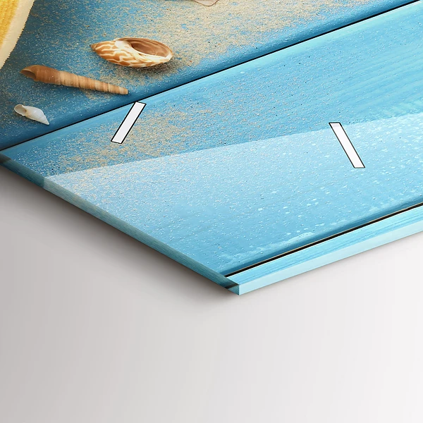 Horizontale Uhr mit motiv Strand-Accessoires