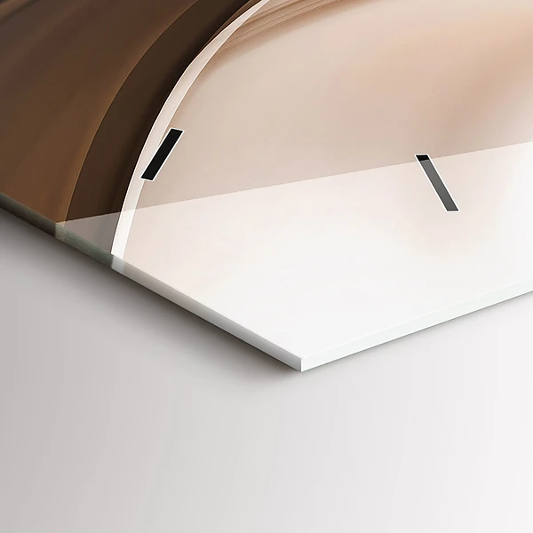 Horizontale Uhr mit motiv Abstrakte Linie