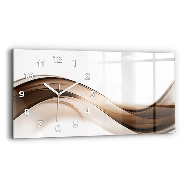 Horizontale Uhr mit motiv Abstrakte Linie