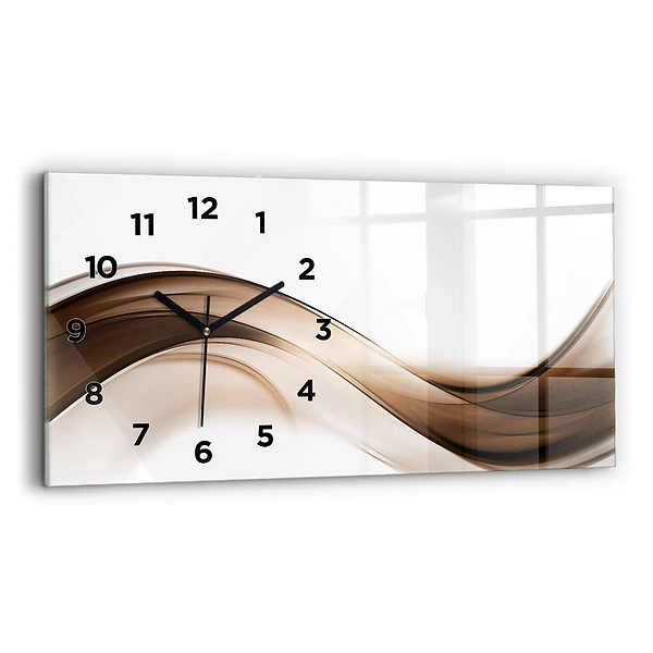 Horizontale Uhr mit motiv Abstrakte Linie