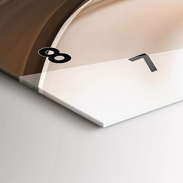 Horizontale Uhr mit motiv Abstrakte Linie