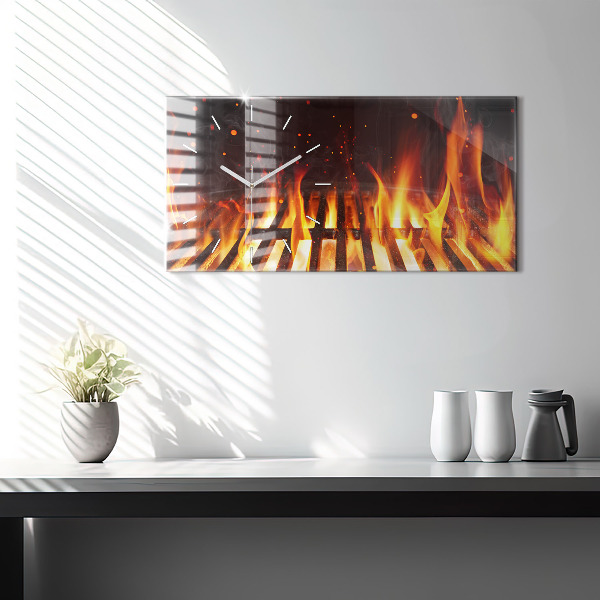 Horizontale Uhr Barbecue