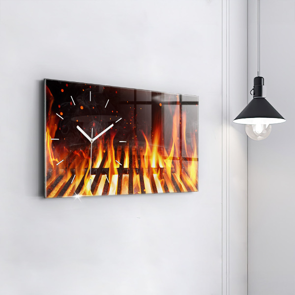 Horizontale Uhr Barbecue