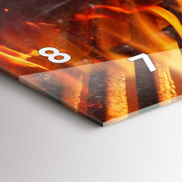 Horizontale Uhr Barbecue