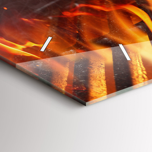 Horizontale Uhr Barbecue