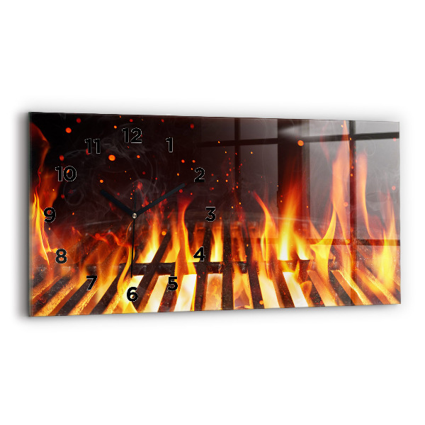 Horizontale Uhr Barbecue