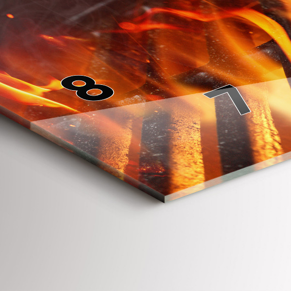 Horizontale Uhr Barbecue