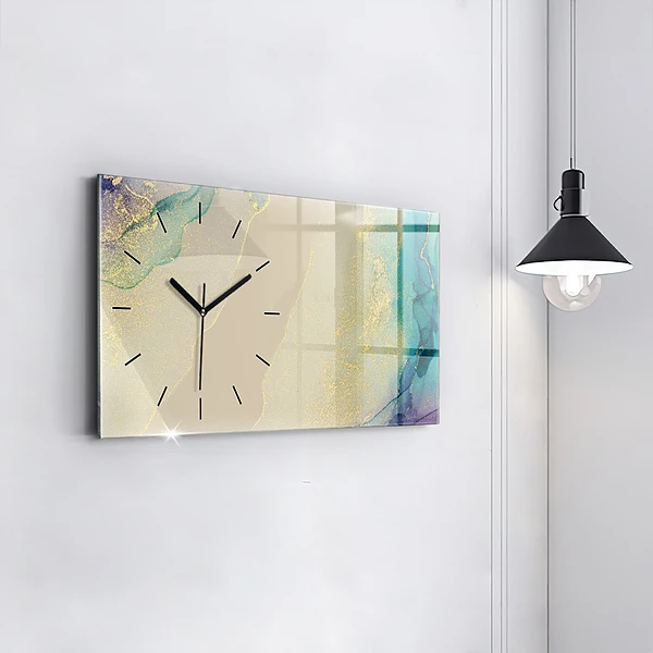 Horizontale Uhr Elegante Abstraktion