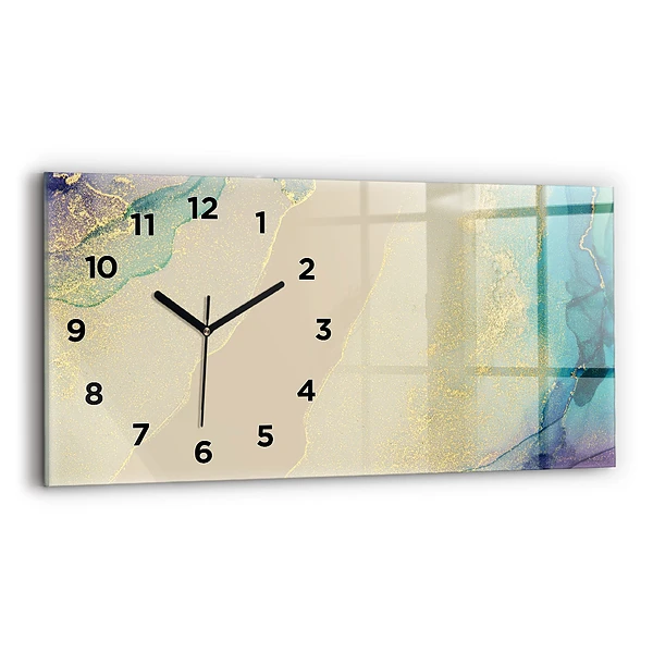 Horizontale Uhr Elegante Abstraktion