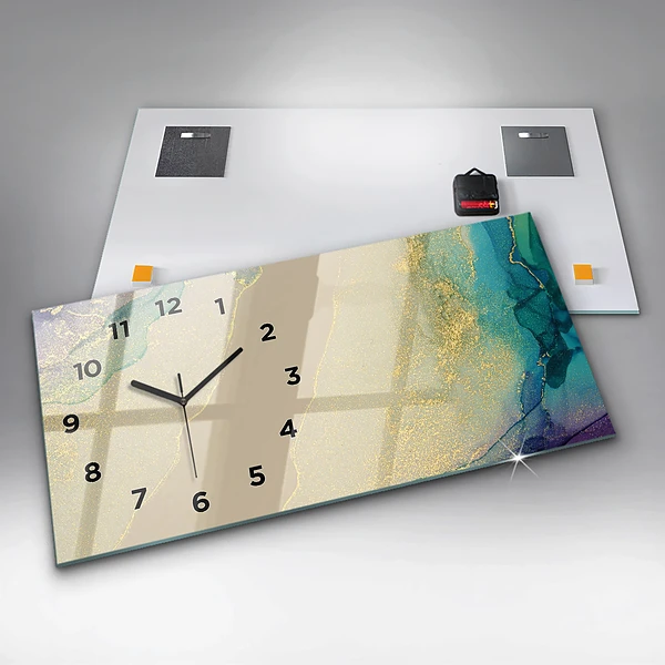 Horizontale Uhr Elegante Abstraktion