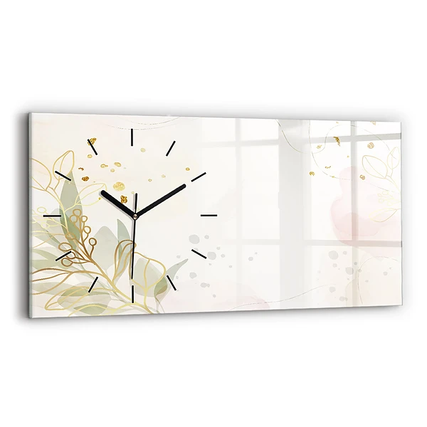 Horizontale Uhr mit motiv Pastell abstrakt