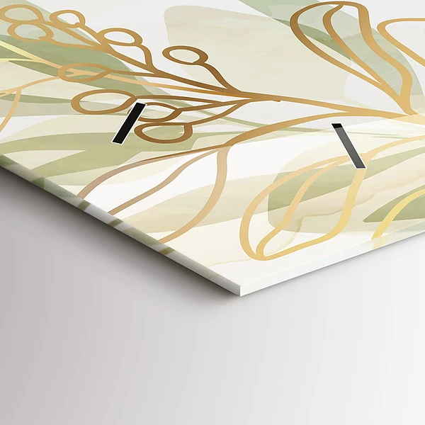 Horizontale Uhr mit motiv Pastell abstrakt