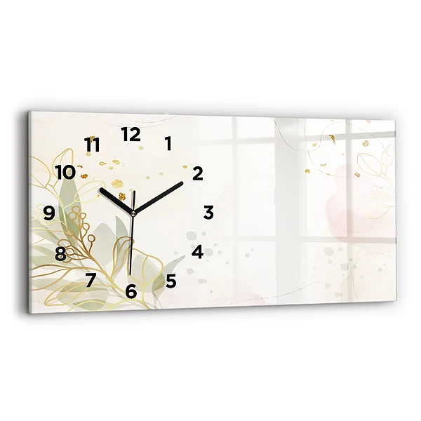 Horizontale Uhr mit motiv Pastell abstrakt