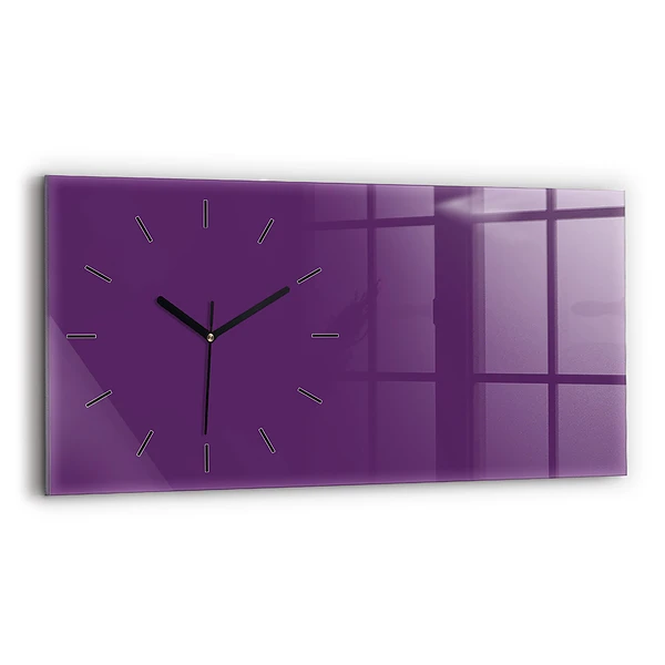 Horizontale Uhr Farbe lila