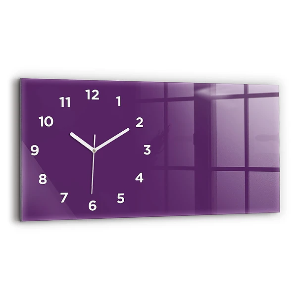 Horizontale Uhr Farbe lila