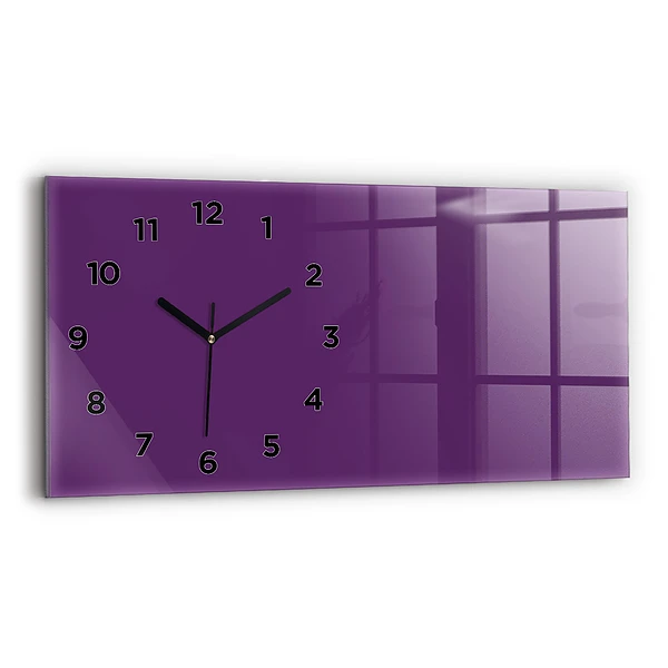 Horizontale Uhr Farbe lila