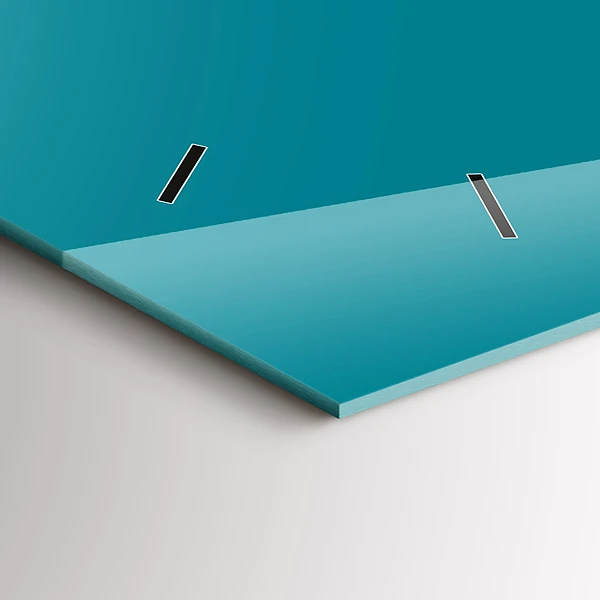 Horizontale Uhr Farbe marineblau