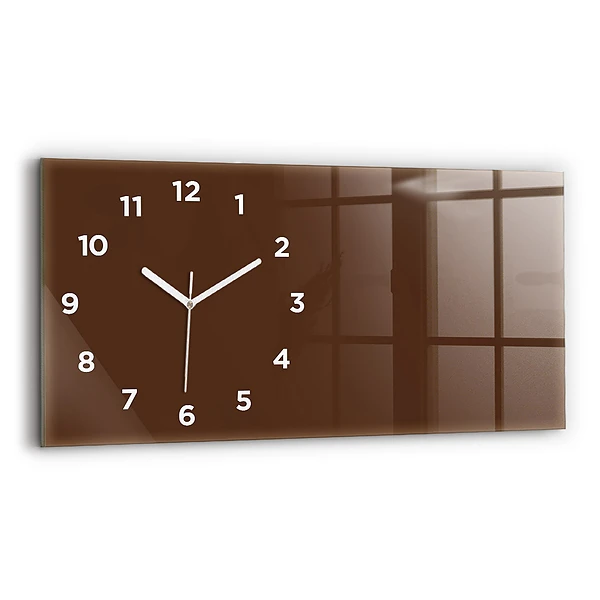 Horizontale Uhr Farbe braun
