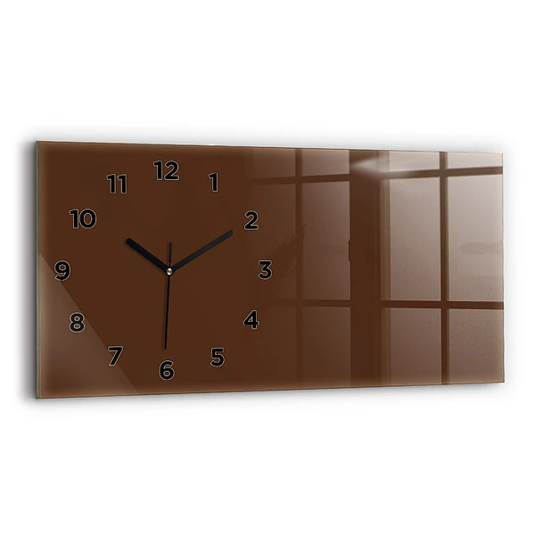 Horizontale Uhr Farbe braun
